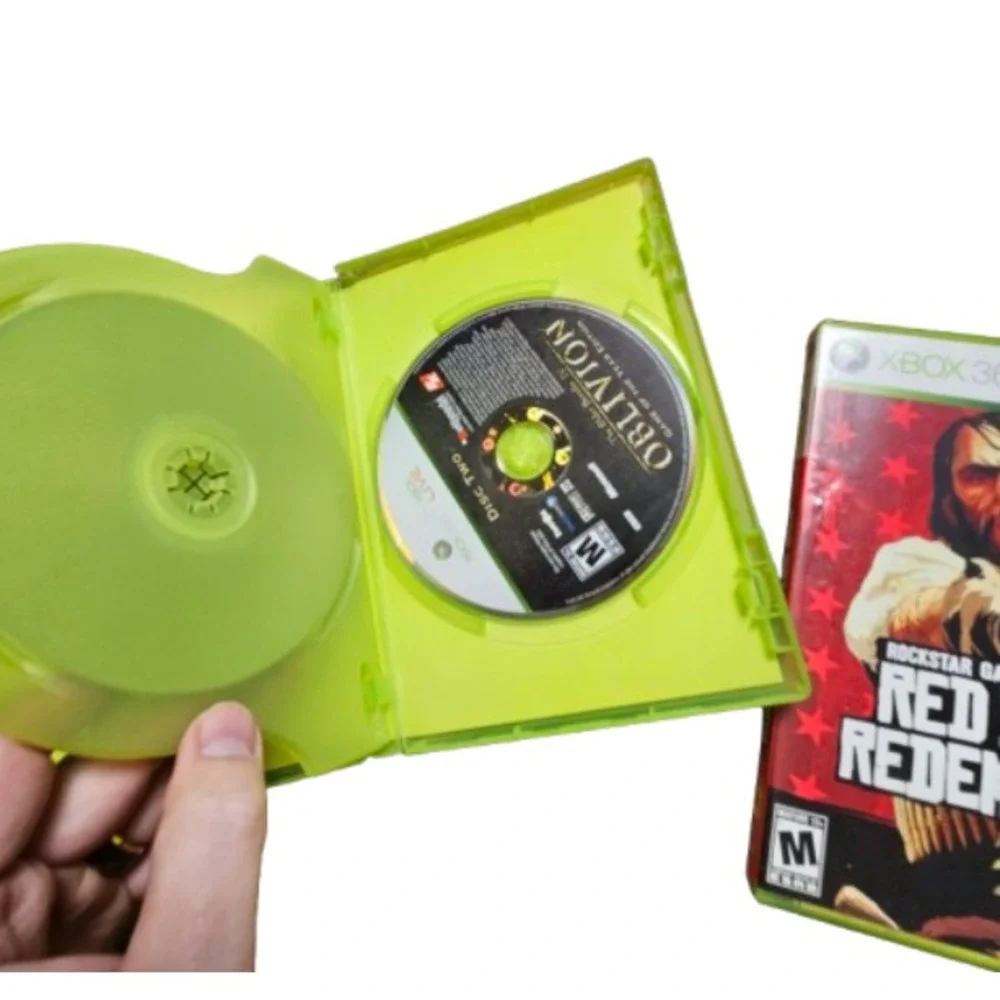 Lot of 4 Microsoft Xbox 360‎ Games - Gear of War, Red Dead Redemption, Batman